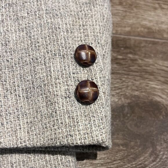 VINTAGE Pendelton Mens Blazer Tan 40 Virgin Wool Western Sports Coat Jacket USA - Picture 3 of 16